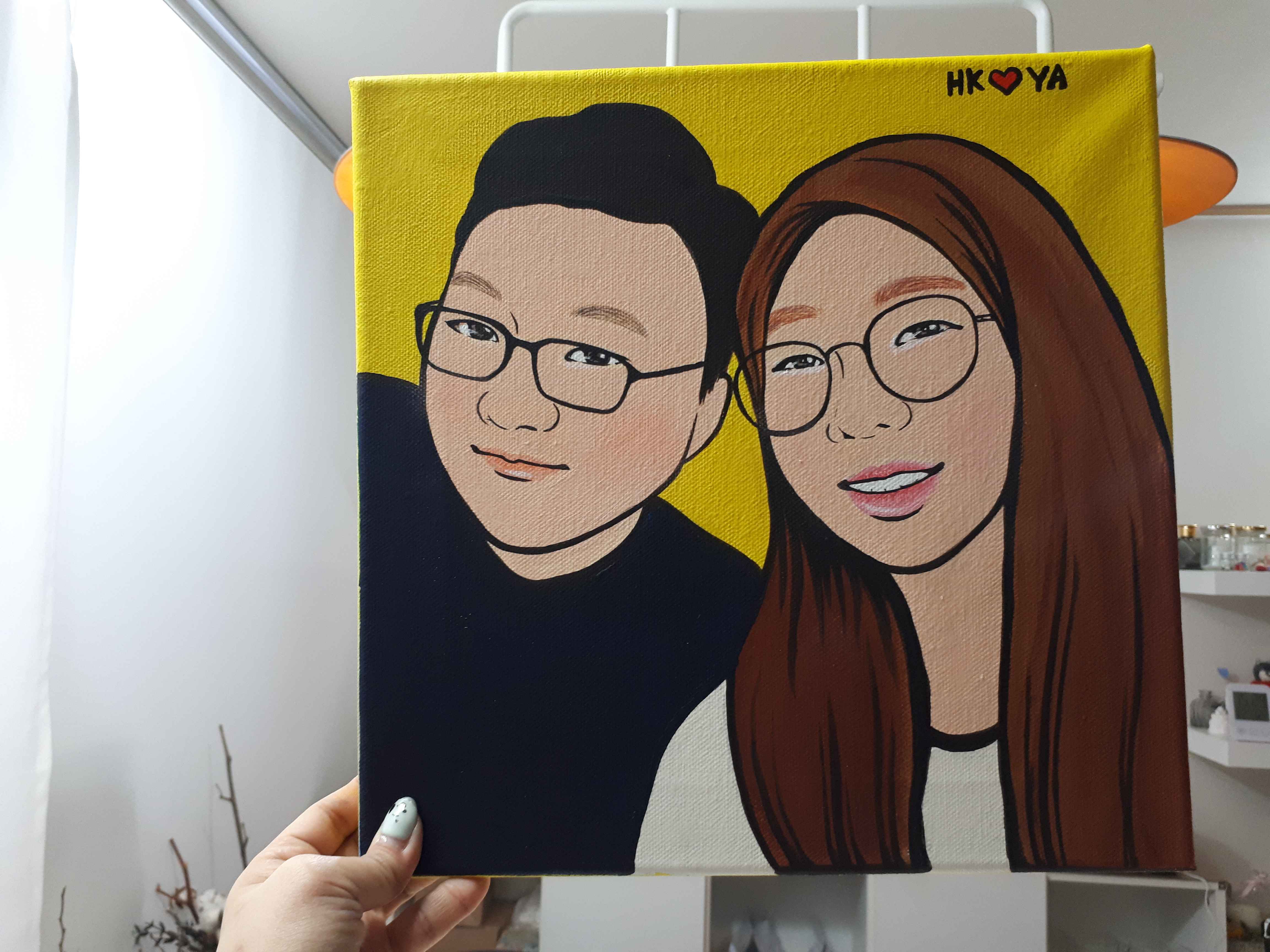 분당] 커플 팝아트초상화 | 솜씨당