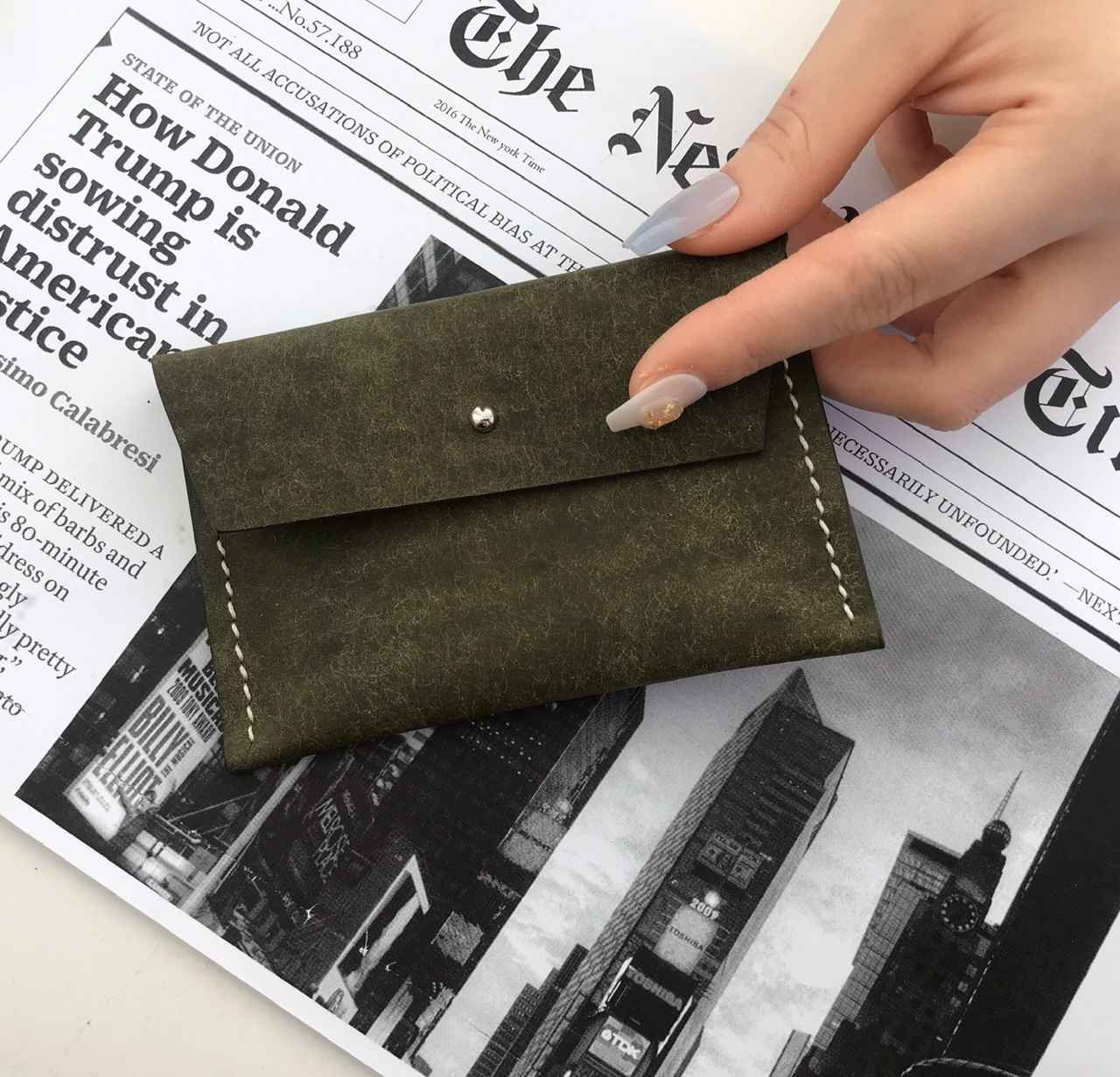 이태리 최고급 가죽으로 명함/카드지갑 만들기 (파우치 타입) [SMOOD강남] | 솜씨당